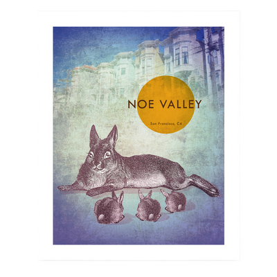 San Francisco Neighborhood Prints 13x16