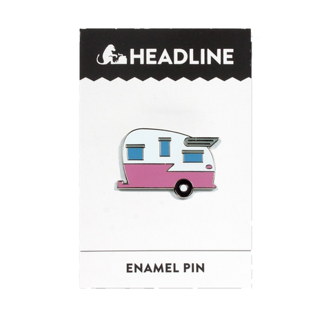 Pink Camper Enamel Pin