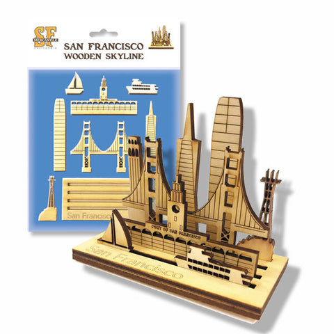 SF Skyline Wooden model