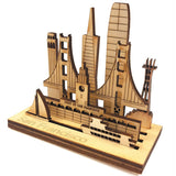 SF Skyline Wooden model