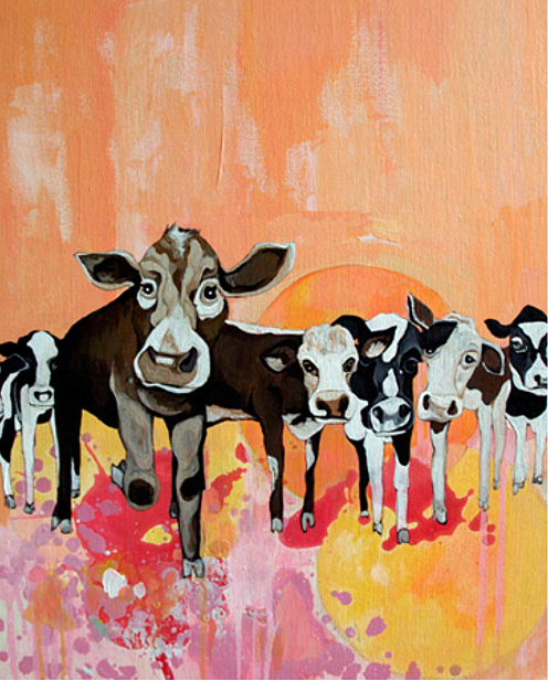 Stampede Art Print