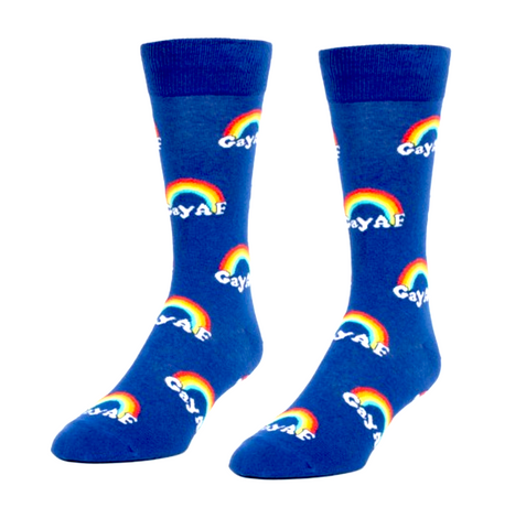 Gay AF Men's socks