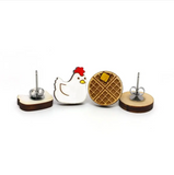 Chicken and Waffle Studs