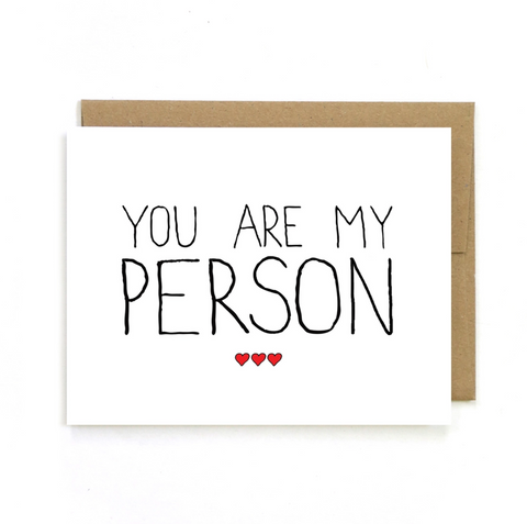 My Person Greeting Card