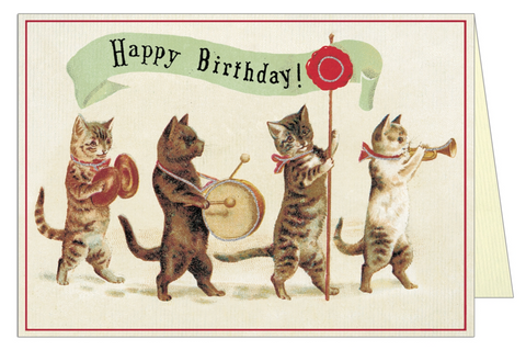Happy Birthday Cats card