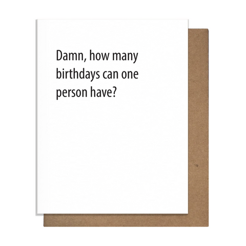 How Many Greeting Card