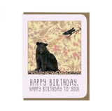 Happy Birthday Bear Greeting Card