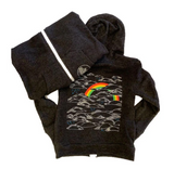 Rainbow Zip Hoodie - Kids