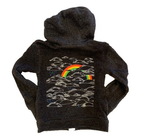 Rainbow Zip Hoodie - Kids