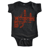 Golden Gate Bridge Baby Onesie