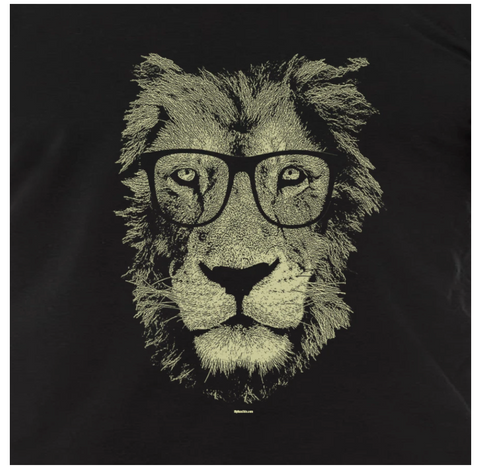 Lion with sunglasses t top shirt