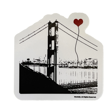 Golden Gate Bridge sticker