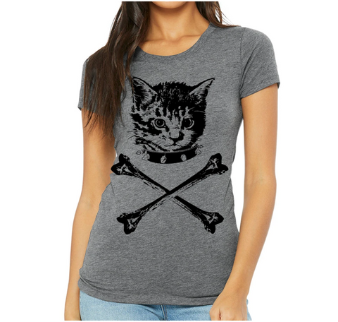 Kitten Xbones Women's Tshirt