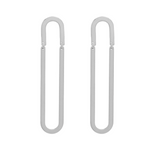 Elongated Oval earring