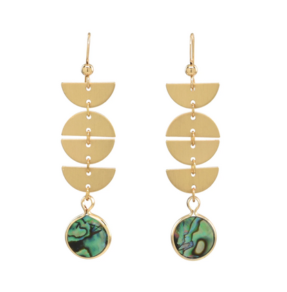 Half Moon Drop earrings