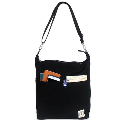 Aria Reversible Messenger Bag Hickory Stripe