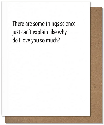 Science Love Greeting Card