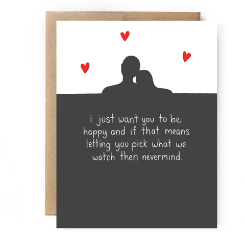 Nevermind Greeting Card