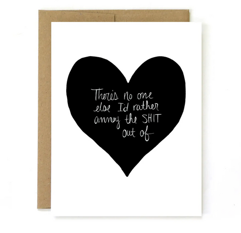 Annoy Greeting Card