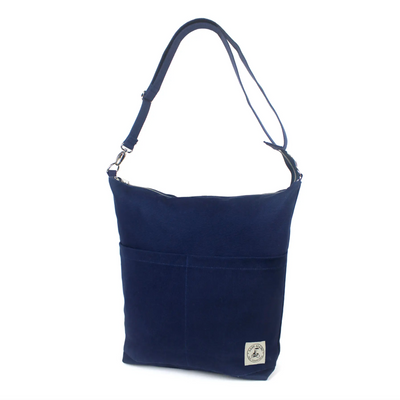 Aria Reversible Messenger Bag Denim Stitch/Navy