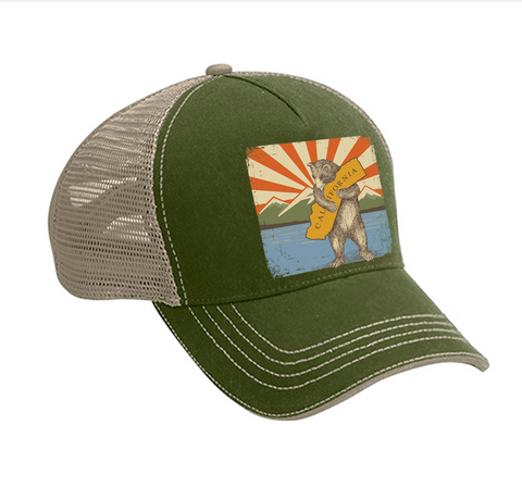 Mountain Bear Trucker hat