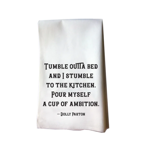 Dolly Parton tea towel