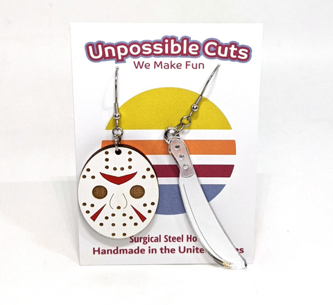 Slasher Dangly earrings