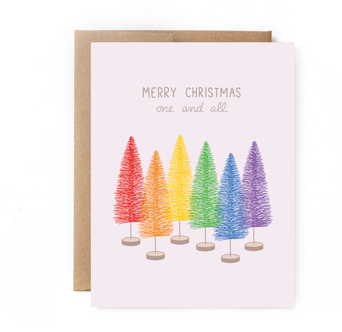One and All Christmas Greeting Card