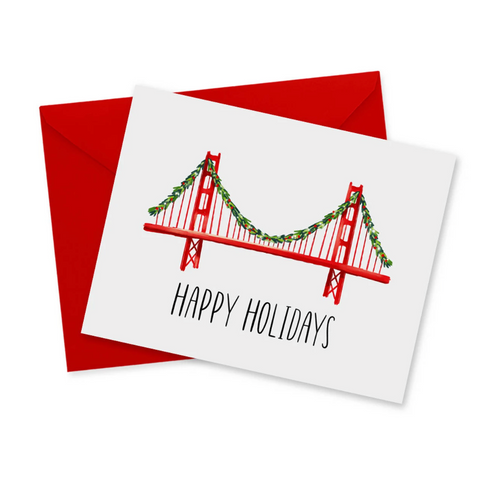 Golden Gate Holiday Card / Card Pack