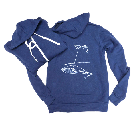 Whale Zip Hoodie