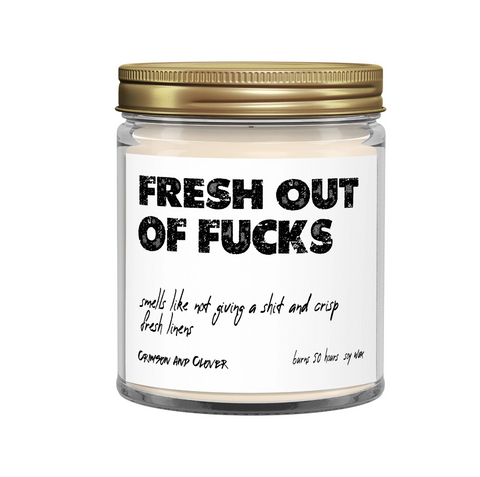 Fresh Out candle