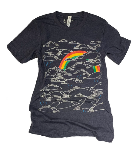 Rainbow Storm Men's Tshirt