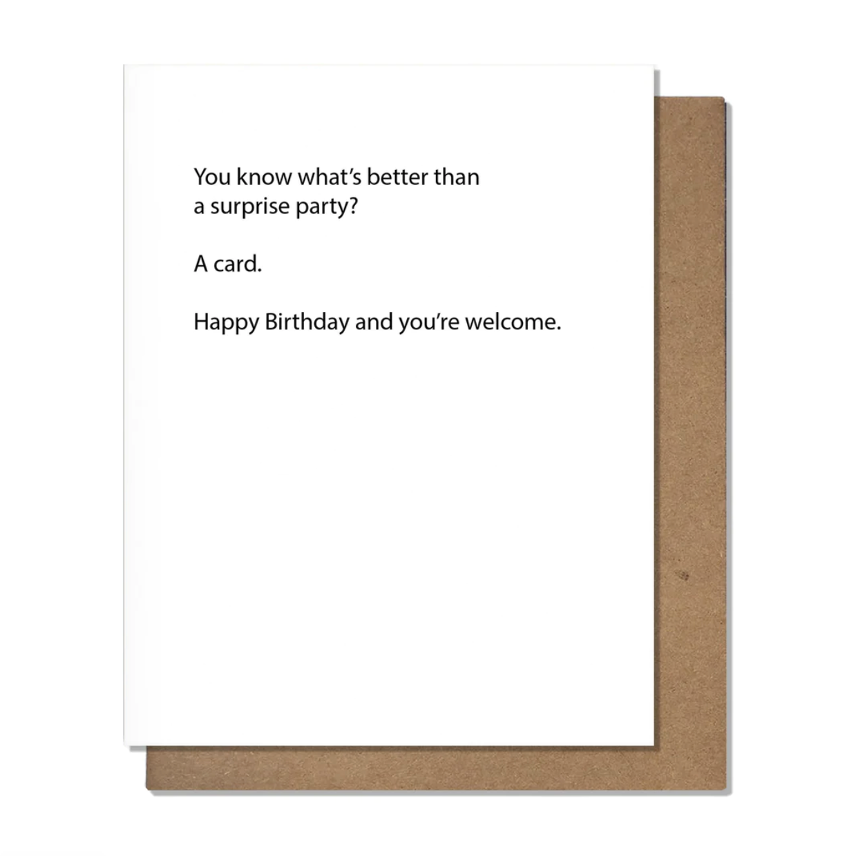 Surprise Party Greeting Card
