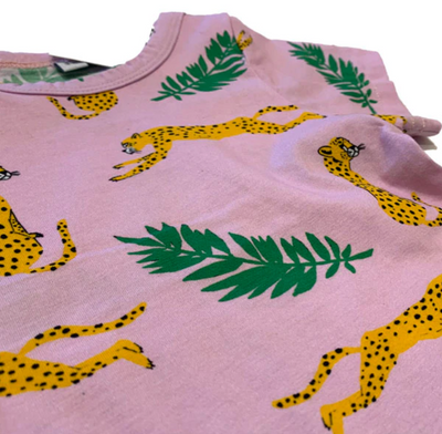 Cheetah Pink onesie