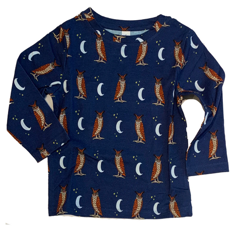 Owl Long Sleeve Toddler Tee