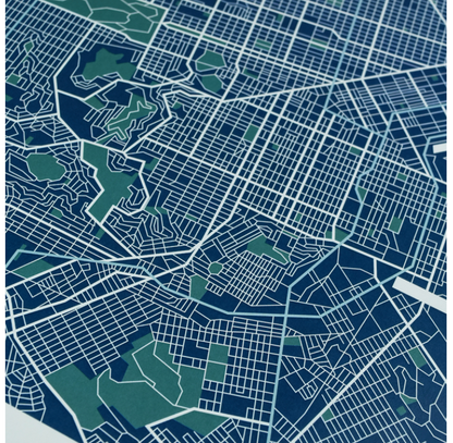 San Francisco Street Map Print