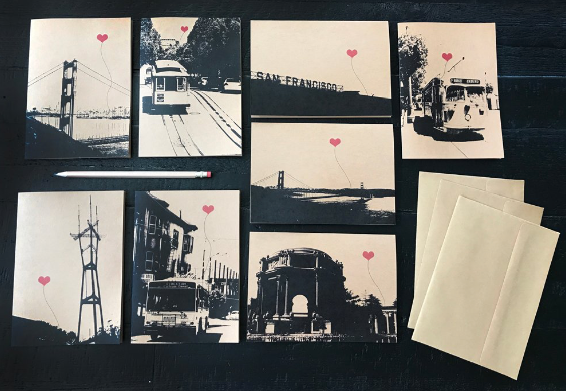 SAN FRANCISCO LOVER'S BOXED NOTE CARD SET