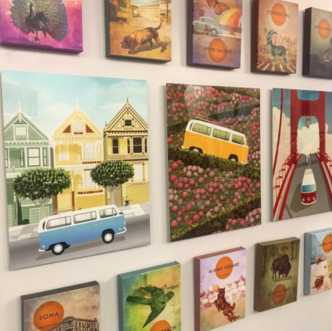 Neighborhood Prints - 16x20 Metal