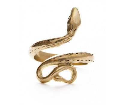 Golden Serpent Ring