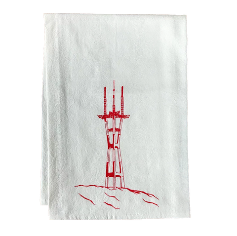 Sutro Tower Tea Towel