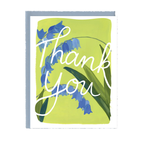 Thank You Bluebells Greeting Card
