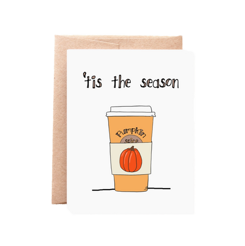 Pumpkin Season greeting card