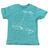 Whale with Kite Kid's T-Shirt