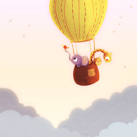 Up and Away art print