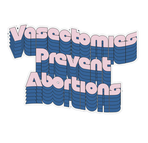 Vasectomies sticker