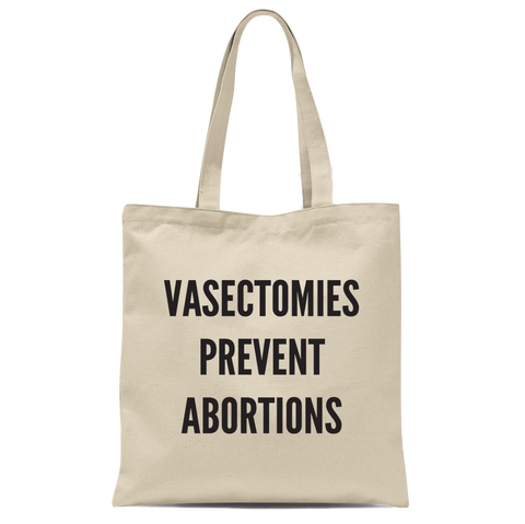 Vasectomy tote bag