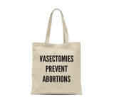 Vasectomy tote bag