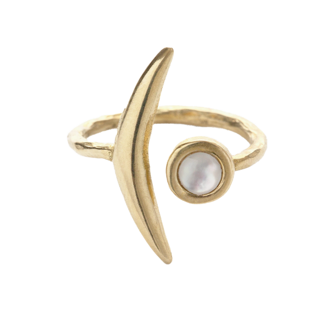 Waning Crescent Ring