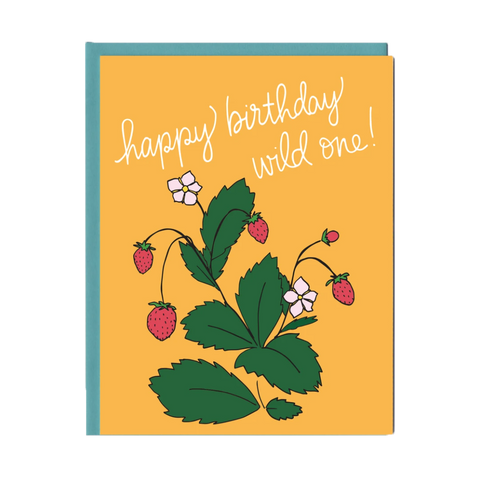 Wild One Birthday Greeting Card
