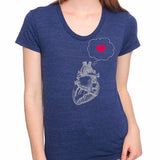 Thinking of Hearts Women's T-Shirt